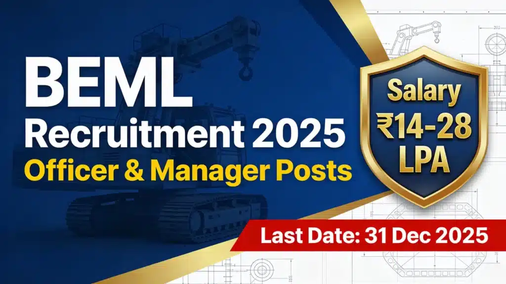 BEML Executive Recruitment 2025